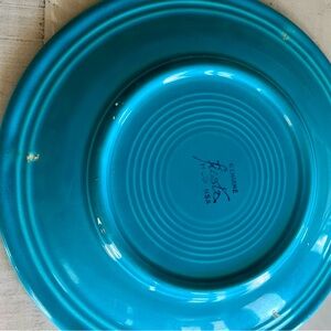 Vintage Fiestaware dinner plates (2) 9.5” From the late 40’s to early 50’s